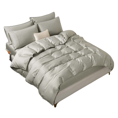 Jean Perry Clino Quilt Cover Set | 100% Combed Cotton Sateen  1200TC