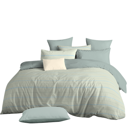 Novelle Pure Cotton Fitted Bedsheet Set | 100% Cotton 950TC