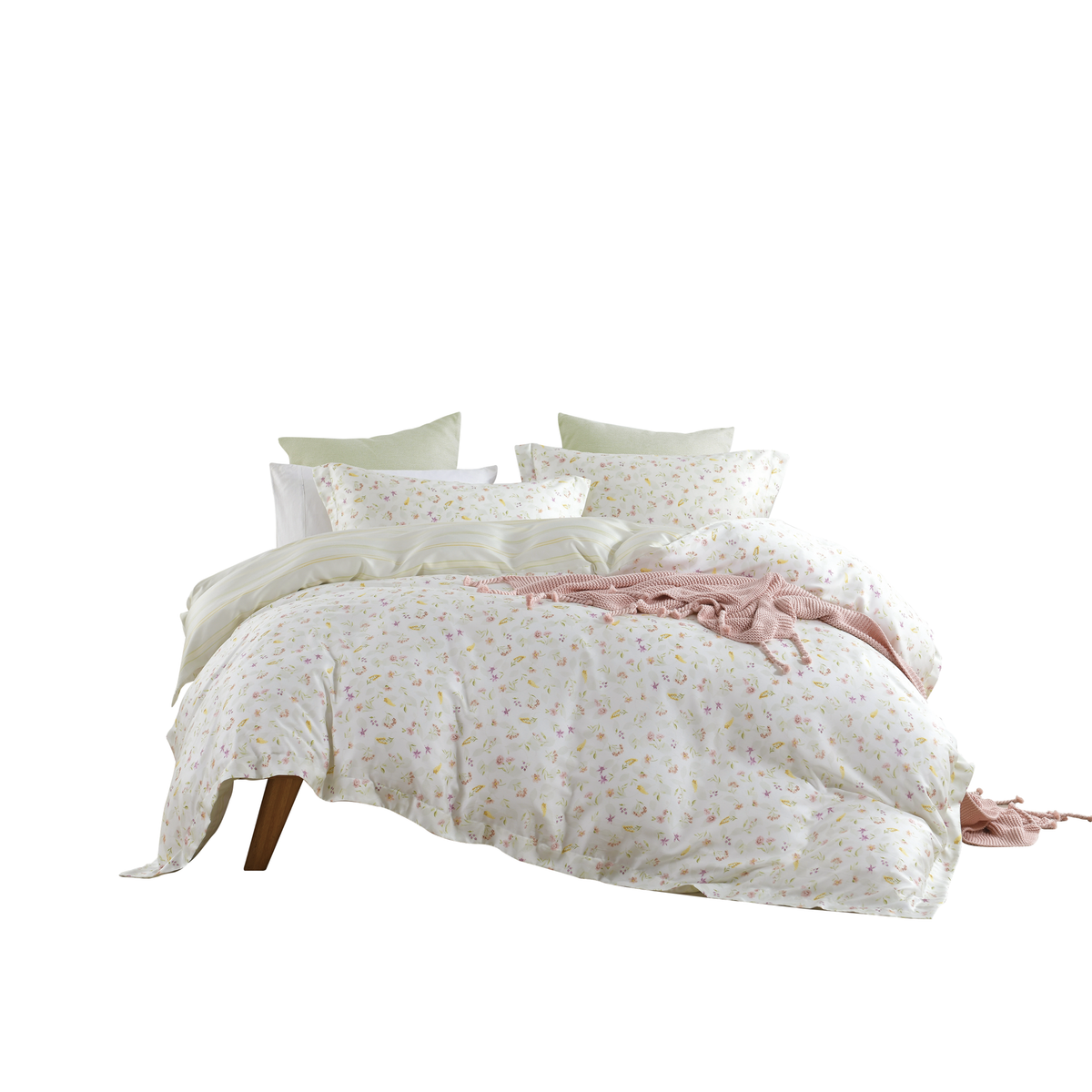 Jean Perry EcoSilk® Cascia Quilt Cover Set | 100% Natural Plant Fiber 1200TC