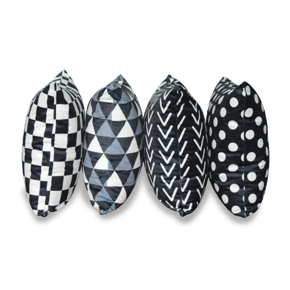 Niki Cains Monochrome Cushion Cover (Cover Only)