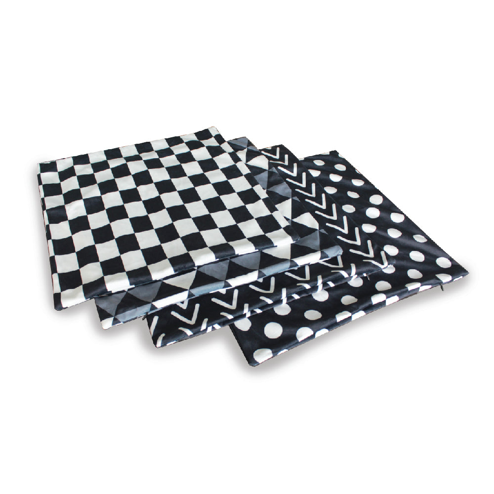 Niki Cains Monochrome Cushion Cover (Cover Only)