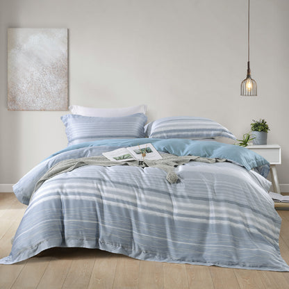 Jean Perry Alexine Quilt Cover Set - 100% TENCEL™  1200TC (Queen/King/Super King) B6