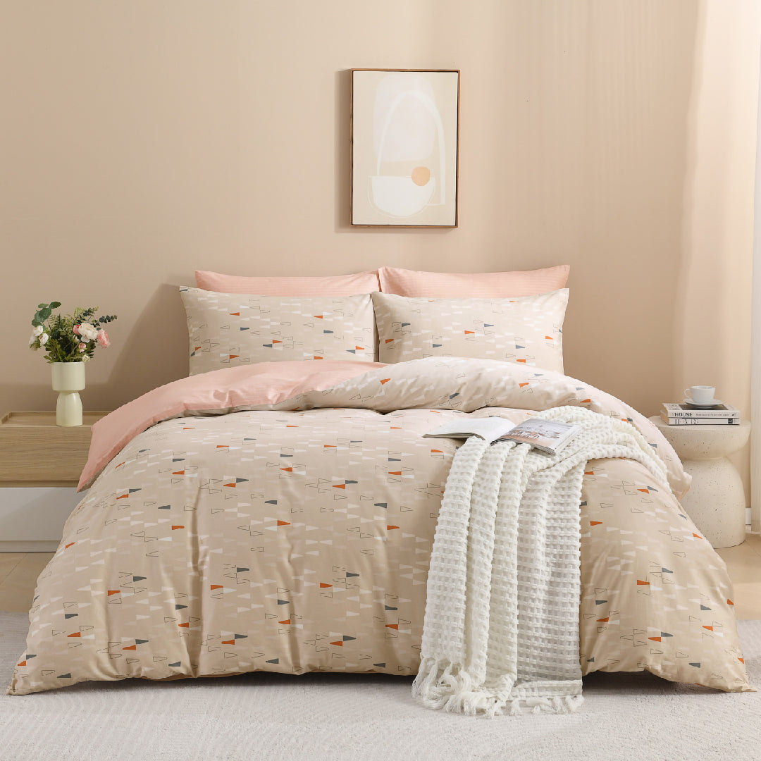 Jean Perry Marino Quilt Cover Set - 100% Combed Cotton Sateen 950TC (Queen/King) B4 B5