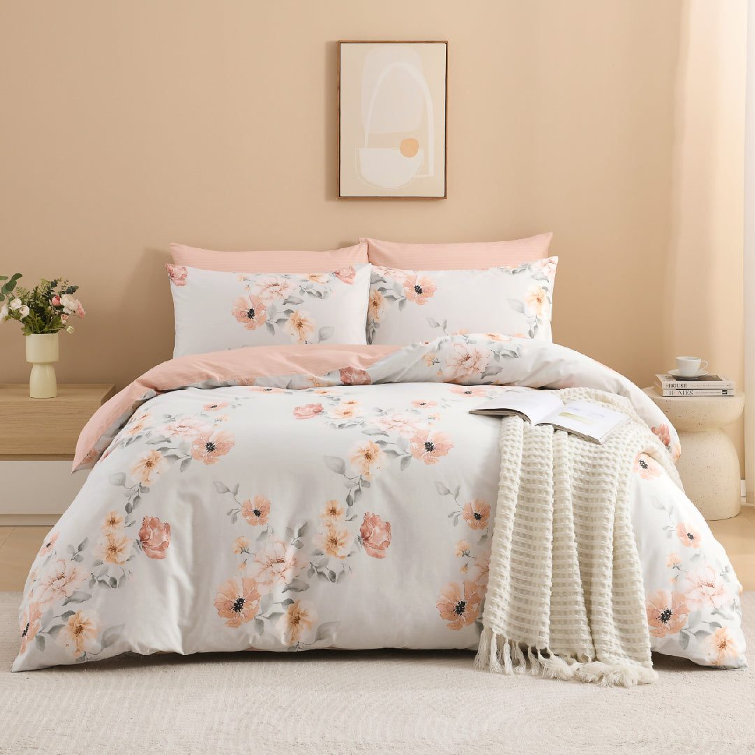 Jean Perry Marino Comforter Set - 100% Combed Cotton Sateen 950TC (Queen/King) B4 B5