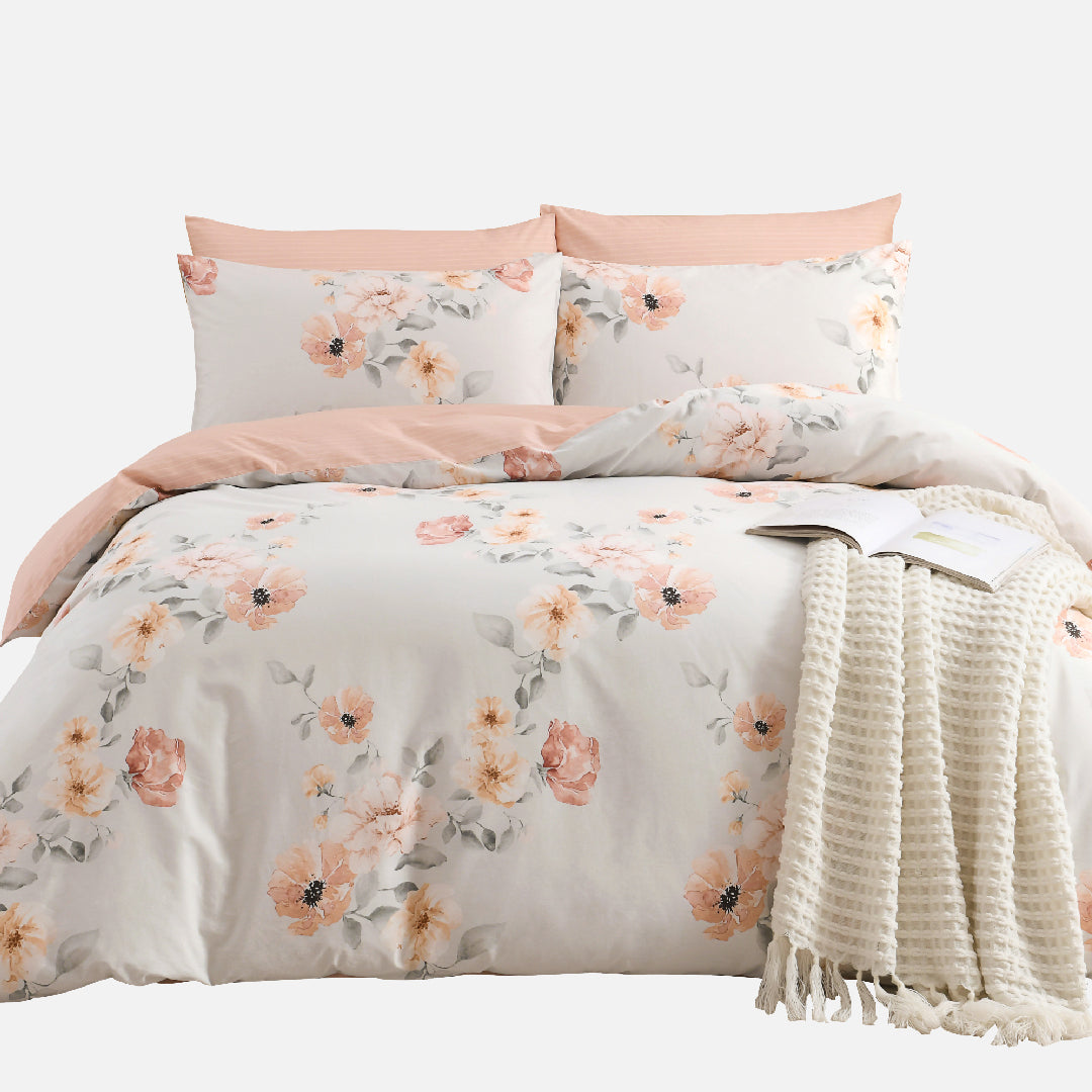 Jean Perry Marino Fitted Bedsheet Set - 100% Combed Cotton Sateen 950TC (Super Single/Queen/King) B4 B5
