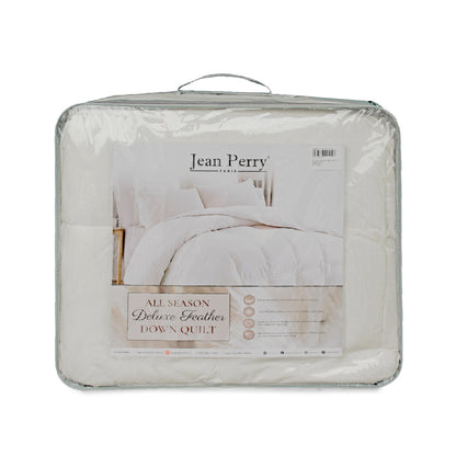 Jean Perry Season Deluxe Feather Down White Quilt