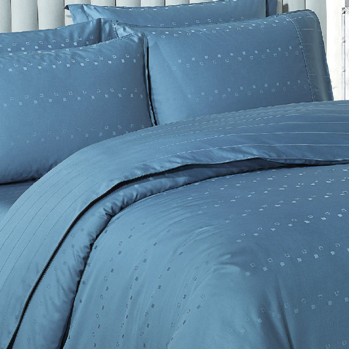 Jean Perry Coray Quilt Cover Set- 100% Combed Cotton Sateen 900TC