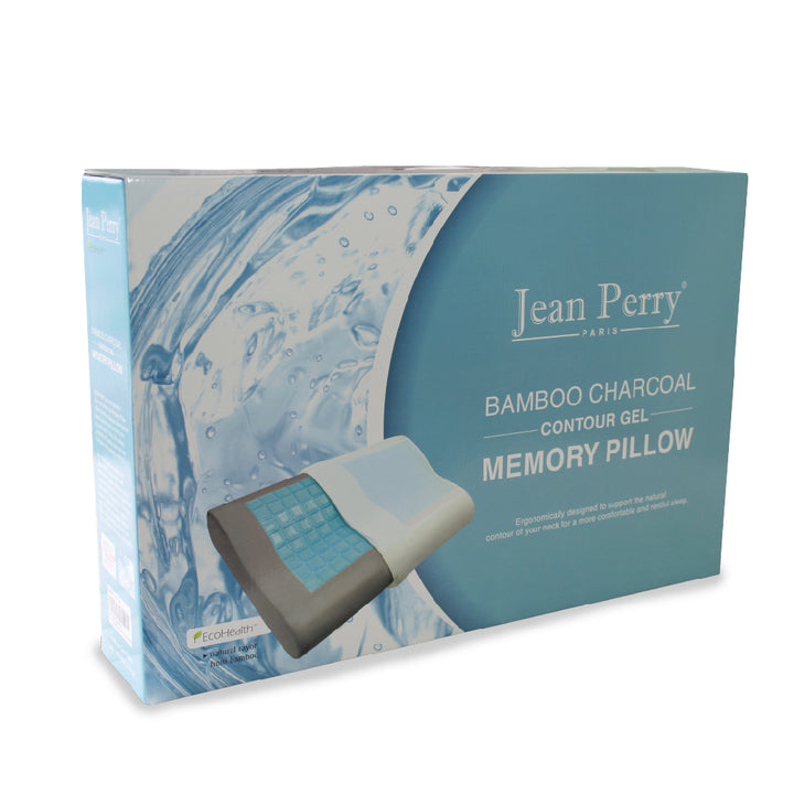 Jean Perry Eco-health Bamboo Charcoal Gel Memory Pillow - (Classic / Contour)