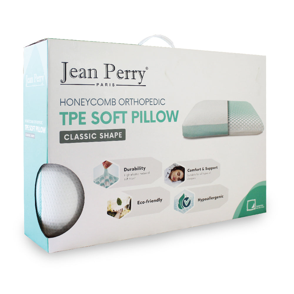 Jean Perry Honeycomb Orthopedic TPE Soft Classic Memory Pillow