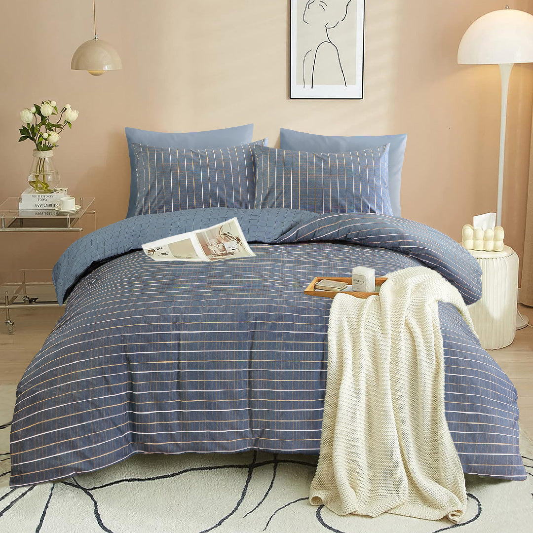 Jean Perry 100% Combed Cotton Sateen Marino Comforter Set - 950TC