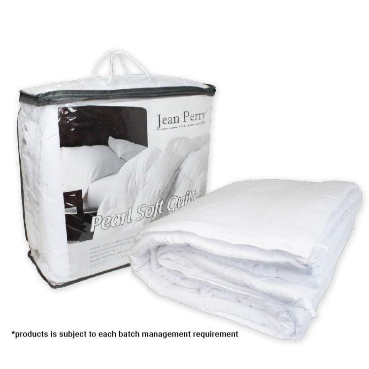 Jean Perry Pearl Soft White Quilt