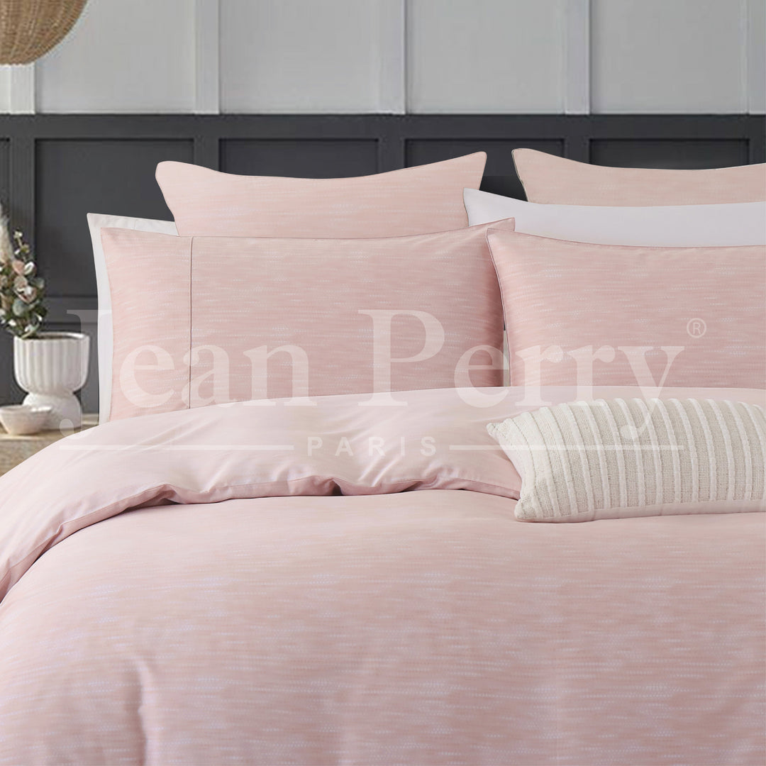 Jean Perry Super Lux 5-IN-1 Quilt Cover Set [100% Combed Cotton Sateen] - 40cm
