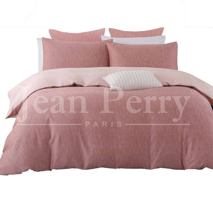 Jean Perry Super Lux 5-IN-1 Quilt Cover Set [100% Combed Cotton Sateen] - 40cm
