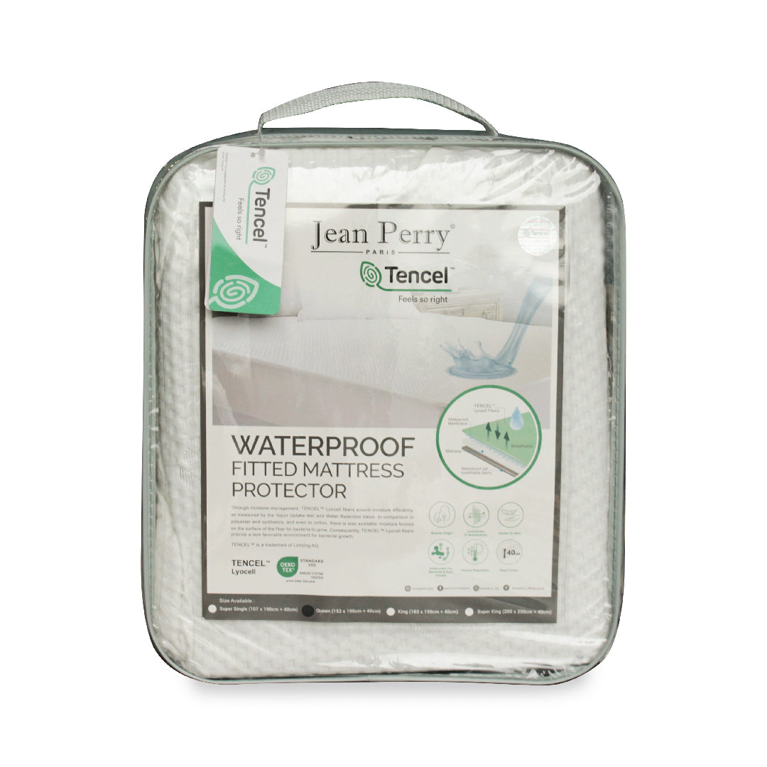 Jean Perry Tencel Waterproof Fitted Mattress Protector
