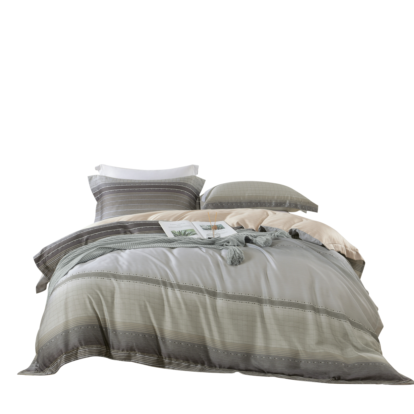 Jean Perry TENCEL™ Alexine Quilt Cover Set | 100% TENCEL™  1200TC