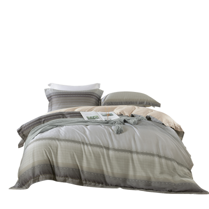 Jean Perry TENCEL™ Alexine Quilt Cover Set | 100% TENCEL™  1200TC