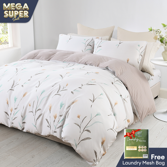 Jean Perry TENCEL™ Camilla Fitted Bedsheet Set - 900TC (Super Single/ Queen/ King)