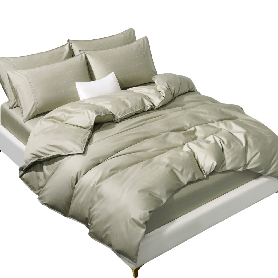 Jean Perry Clino Quilt Cover Set | 100% Combed Cotton Sateen  1200TC