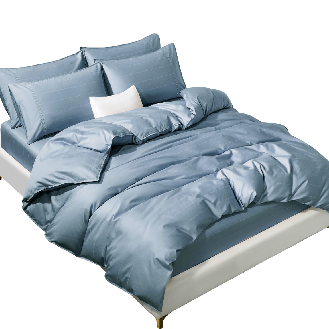 Jean Perry Clino Quilt Cover Set | 100% Combed Cotton Sateen  1200TC