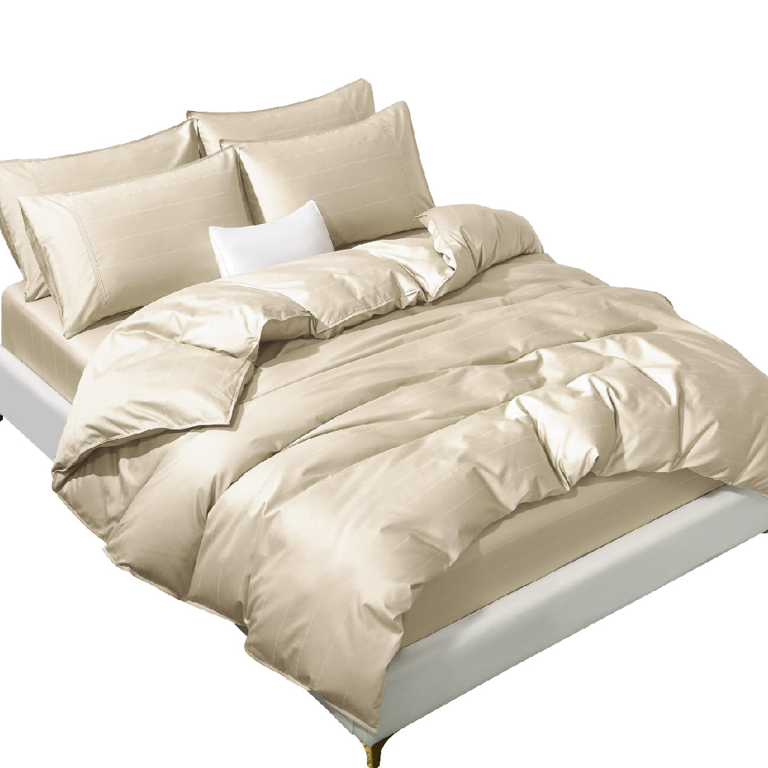 Jean Perry Clino Quilt Cover Set | 100% Combed Cotton Sateen  1200TC