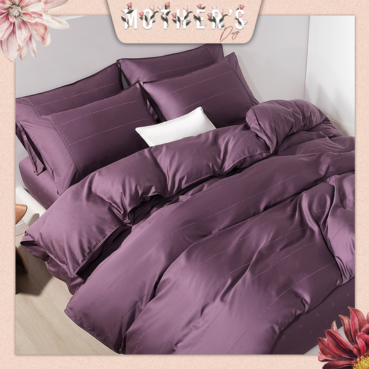 Jean Perry 100% Combed Cotton Sateen Clino Fitted Bedsheet Set - 1000TC