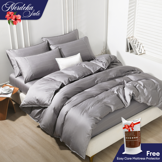 Jean Perry 100% Combed Cotton Sateen Clino Fitted Bedsheet Set B2- 1000TC