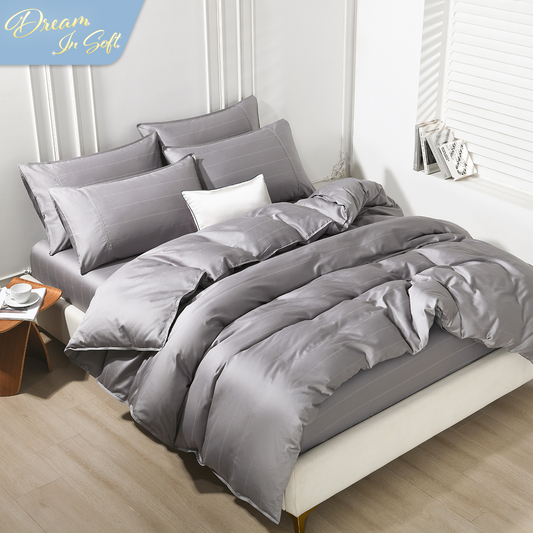 Jean Perry 100% Combed Cotton Sateen Clino Fitted Bedsheet Set B2- 1000TC