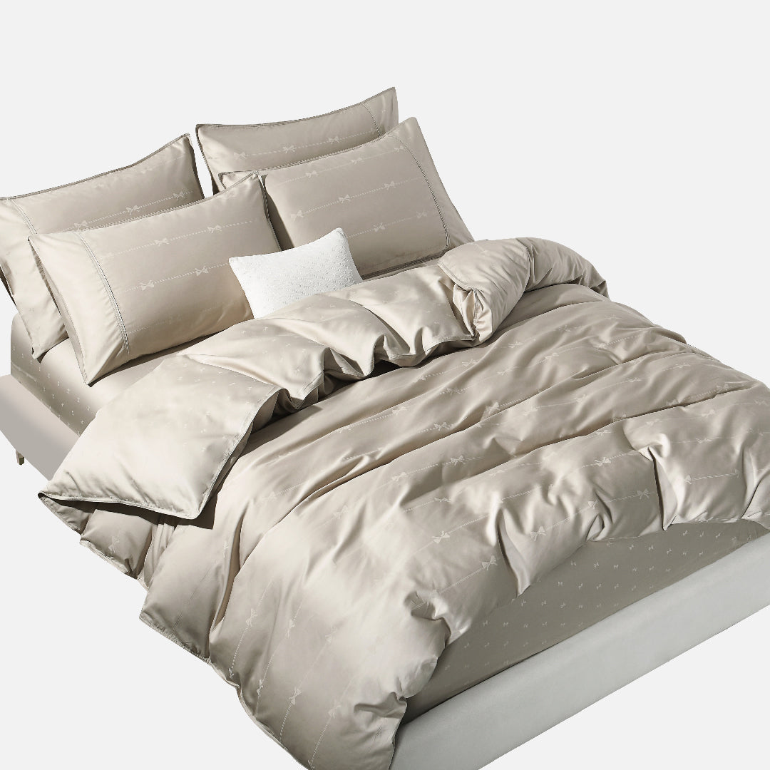Jean Perry Clino Quilt Cover Set | 100% Combed Cotton Sateen  1200TC