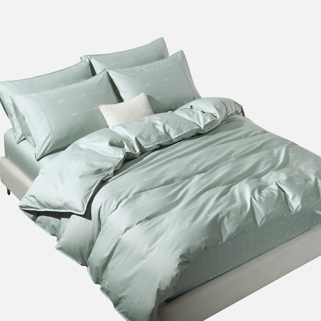 Jean Perry Clino Quilt Cover Set | 100% Combed Cotton Sateen  1200TC