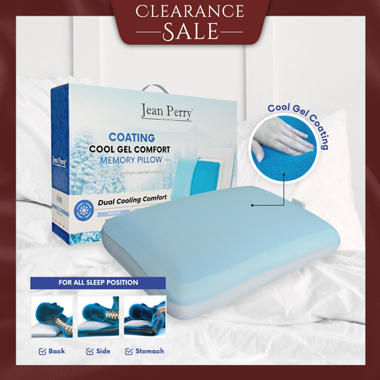 Jean Perry Coating Cool Gel Memory Pillow