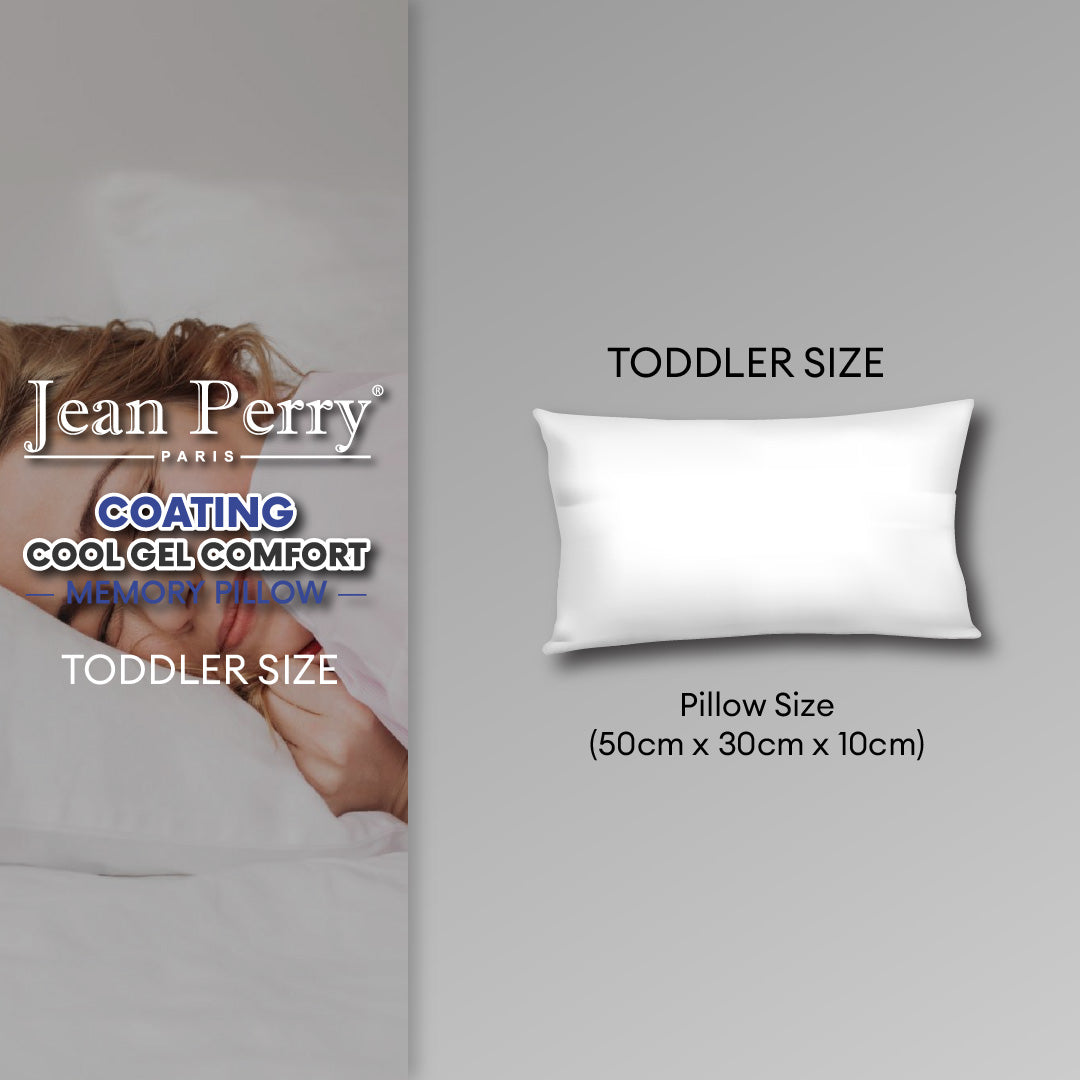 Jean Perry Coating Cool Gel Memory Pillow - Toddler (10cm)