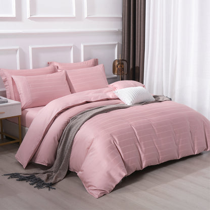 Jean Perry 100% Combed Cotton Sateen Coray Quilt Cover Set - 900TC