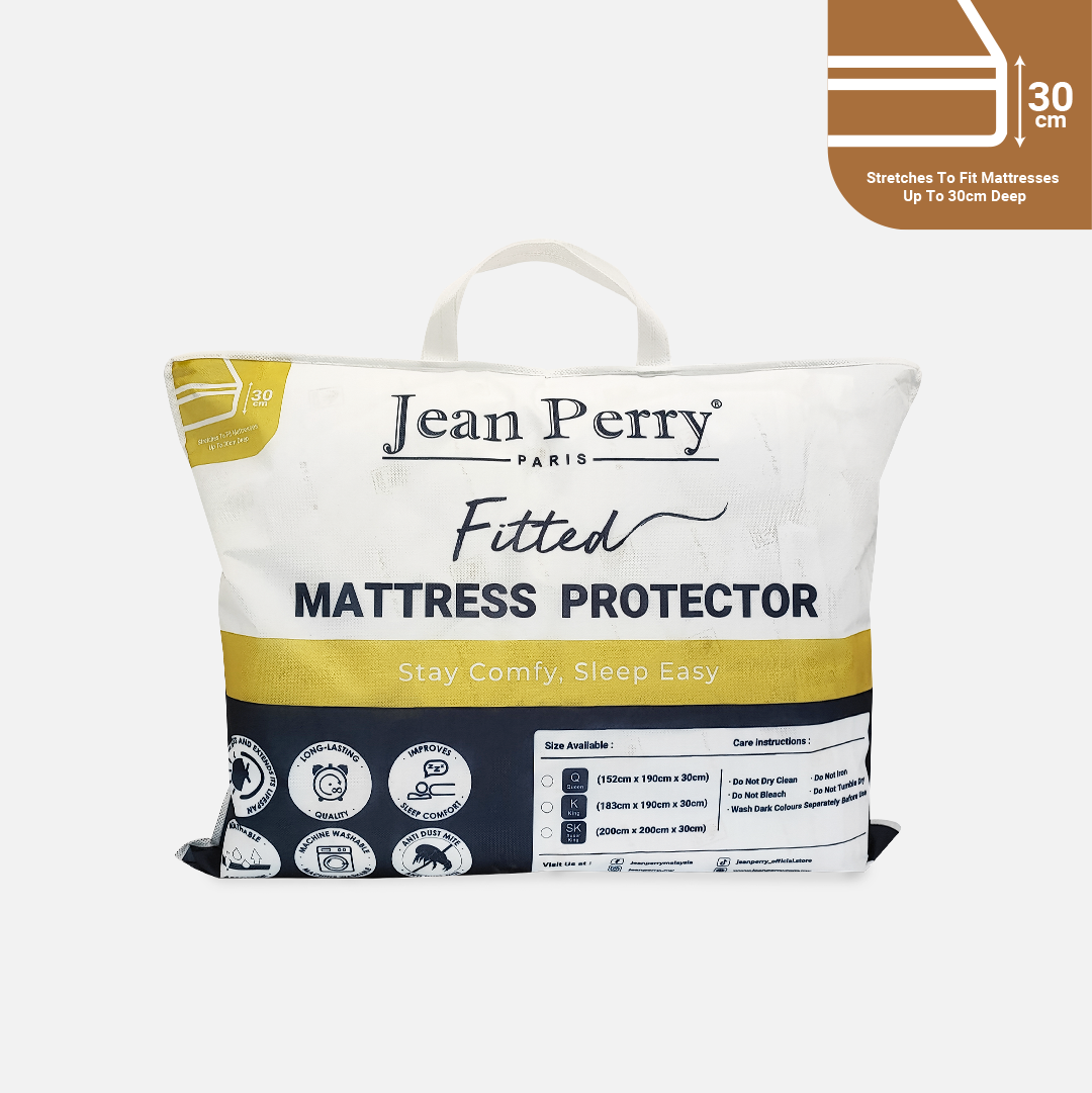 Jean Perry Fitted Mattress Protector | 30cm