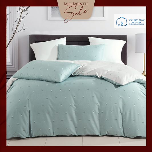 Jean Perry COTTON USA™ Herel Cotton Quilt Cover Set - 900TC