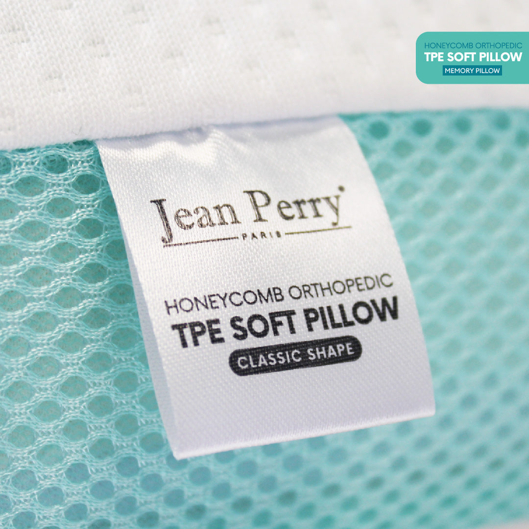 Jean Perry Honeycomb Orthopedic TPE Soft Classic Memory Pillow