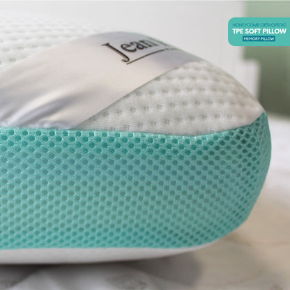 Jean Perry Honeycomb Orthopedic TPE Soft Classic Memory Pillow