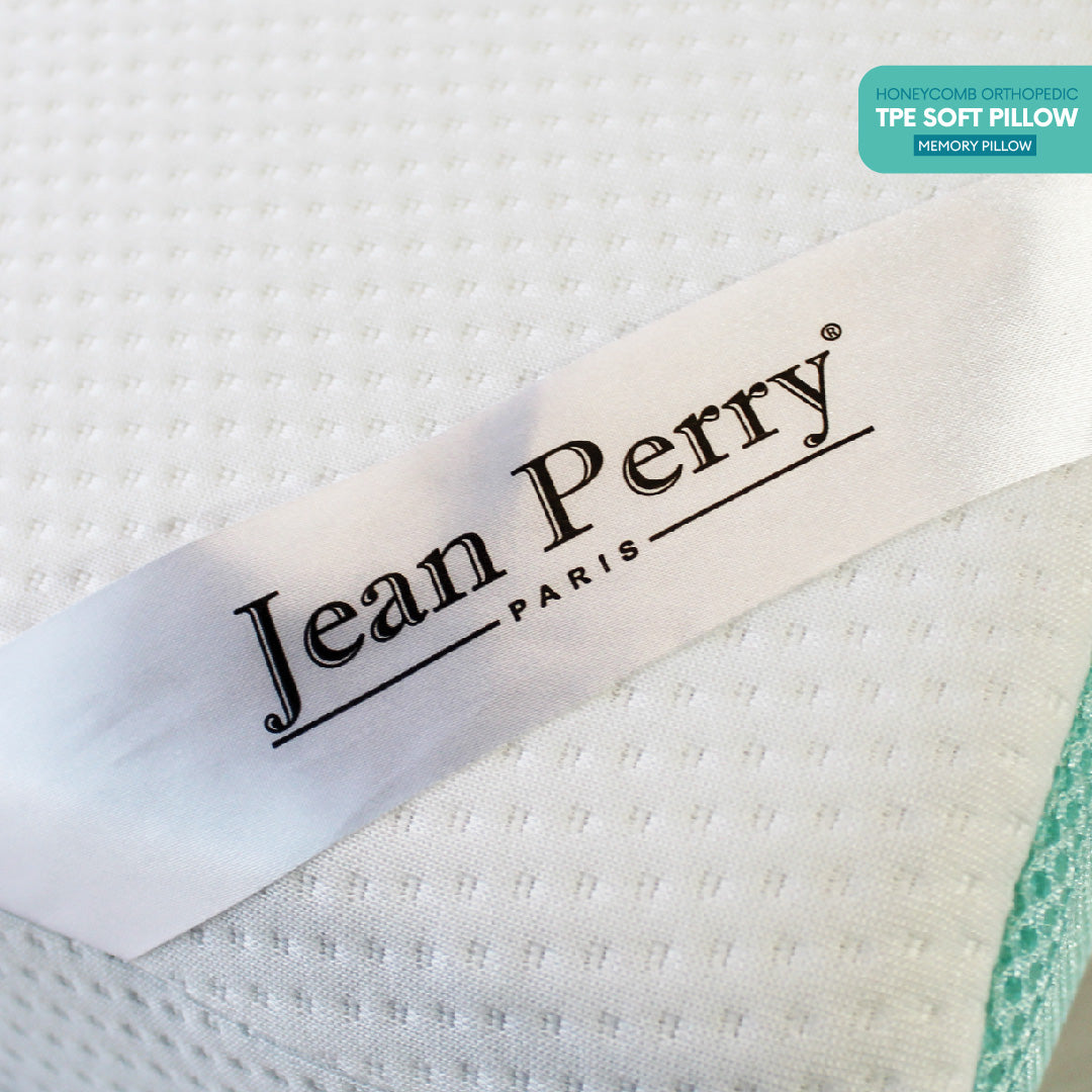 Jean Perry Honeycomb Orthopedic TPE Soft Ergonomic Memory Pillow
