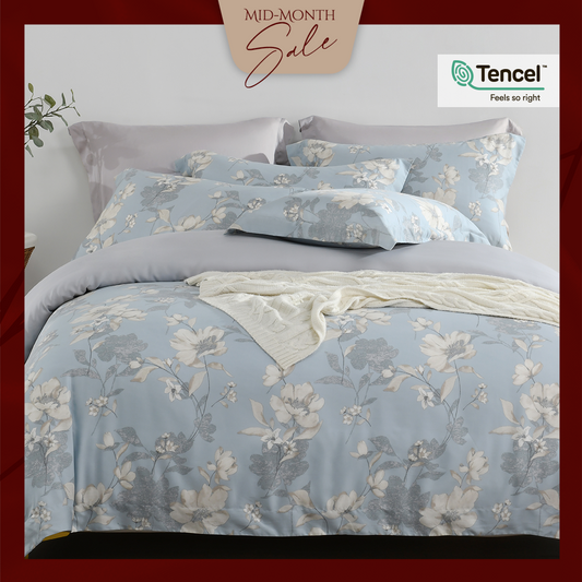 Louis Casa TENCEL™ Lazio Quilt Cover Set - 1100TC (Queen/ King)