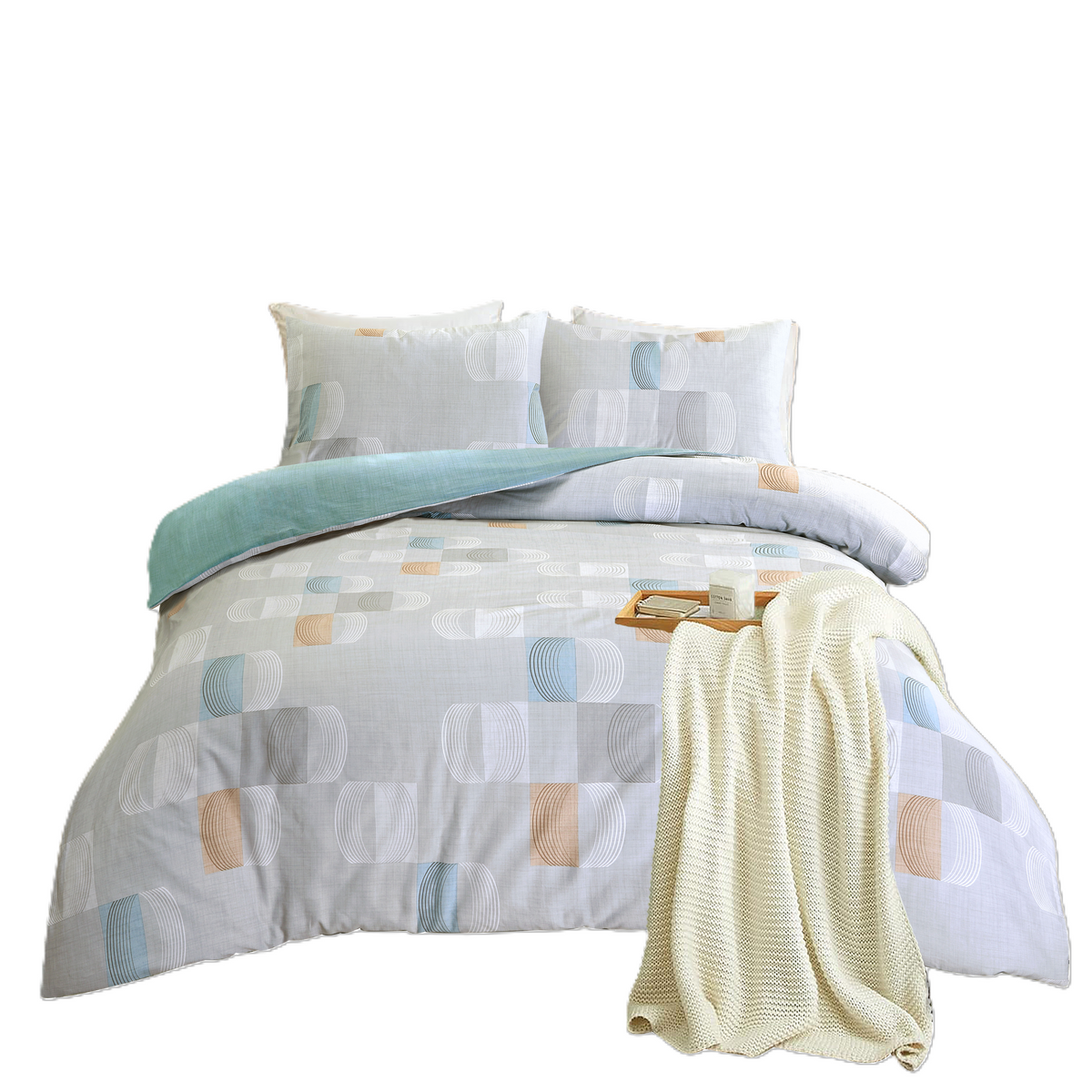 Jean Perry Marino Fitted Bedsheet Set | 100% Combed Cotton Sateen 950TC