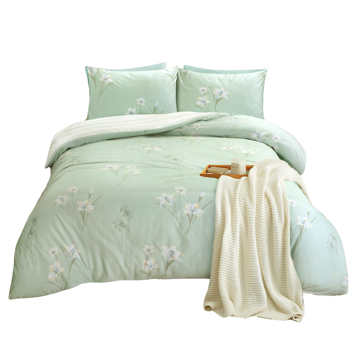 Jean Perry Marino Comforter Set | 100% Combed Cotton Sateen 950TC