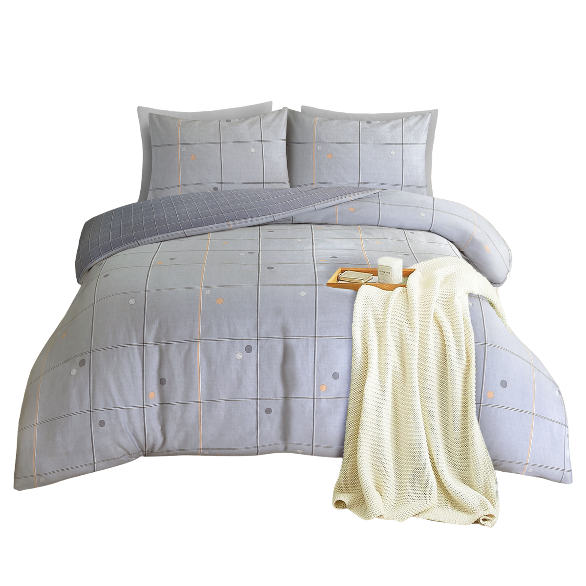 Jean Perry Marino Comforter Set | 100% Combed Cotton Sateen 950TC