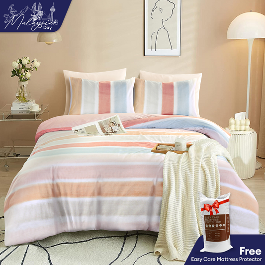 Jean Perry Marino Comforter Set - 100% Combed Cotton Sateen 950TC (Queen/ King) B2