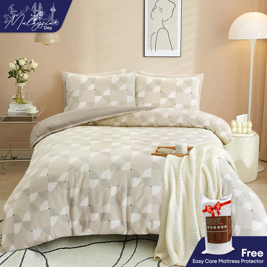 Jean Perry Marino Comforter Set - 100% Combed Cotton Sateen 950TC (Queen/King) B4 B5