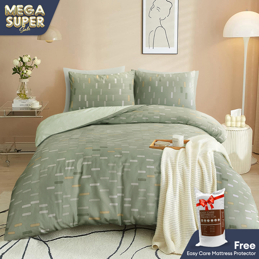 Jean Perry Marino Quilt Cover Set - 100% Combed Cotton Sateen 950TC (Queen/King) B4 B5