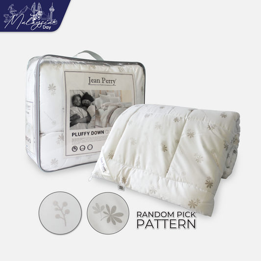 Jean Perry Pluffy Down White Quilt