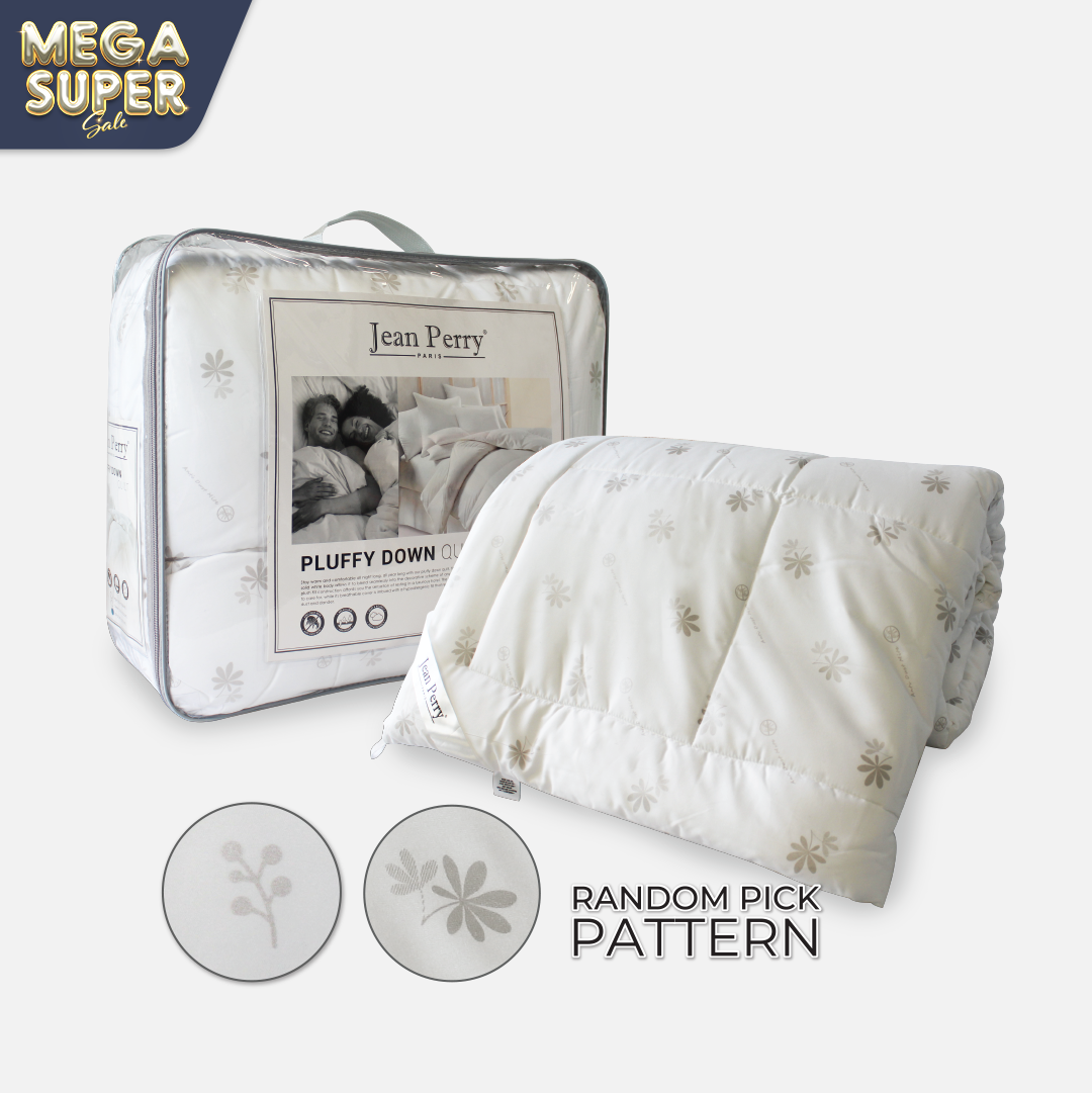 Jean Perry Pluffy Down White Quilt