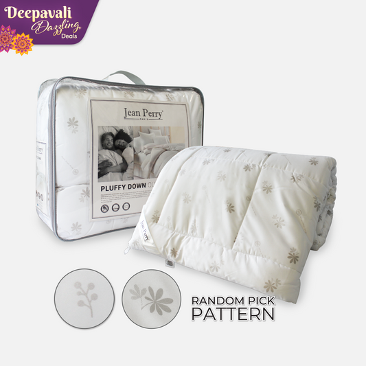 Jean Perry Pluffy Down White Quilt