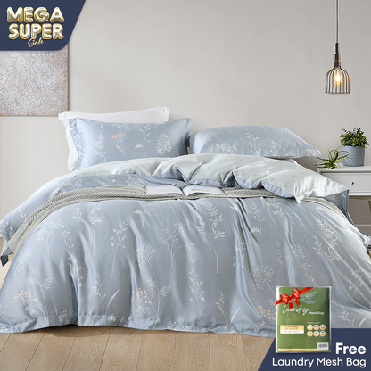 Jean Perry Alexine Quilt Cover Set - 100% TENCEL™  1200TC (Queen/King/Super King) B3