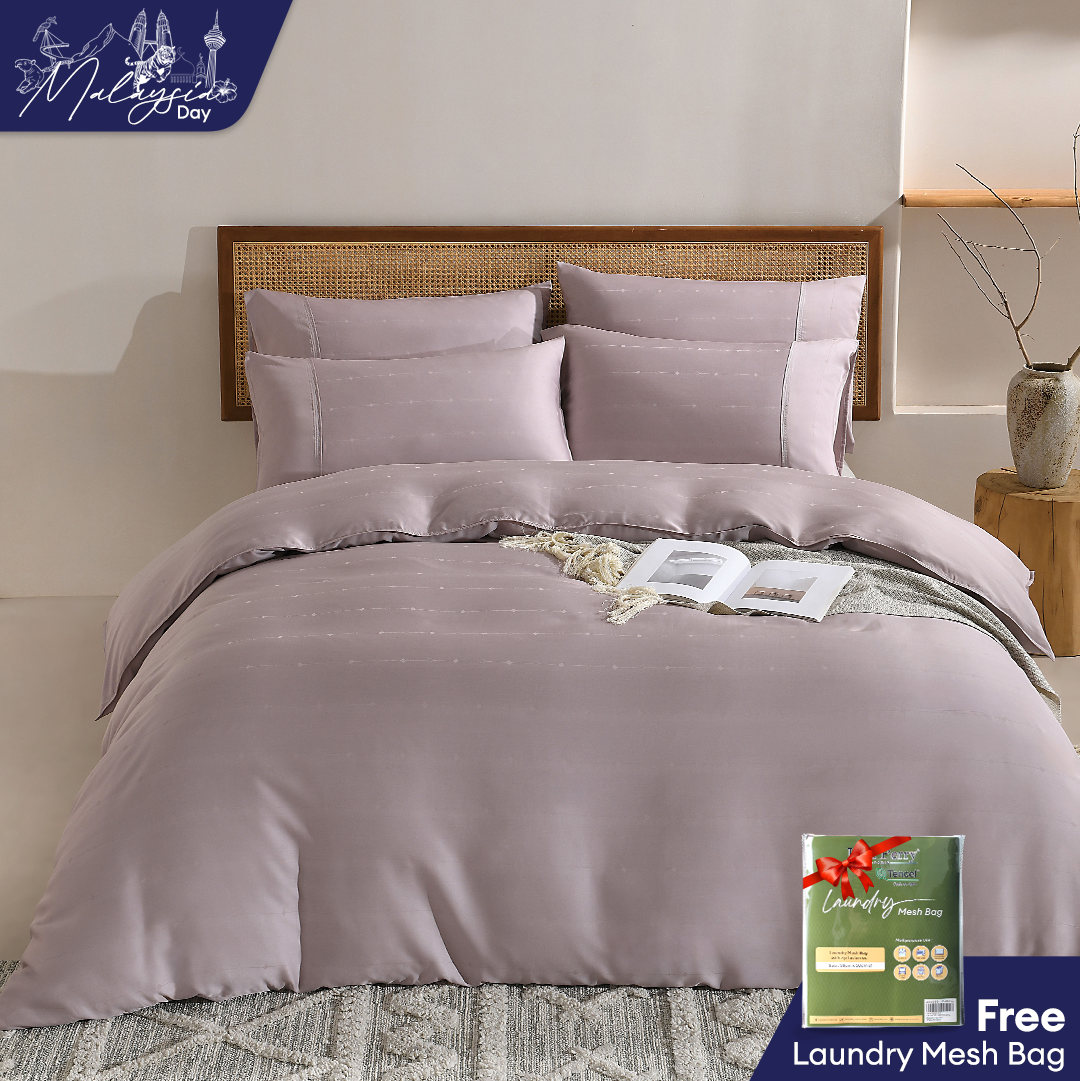 Jean Perry TENCEL™ with Bamboo Charcoal Blended Revin Fitted Bedsheet Set - 1200TC (Queen/ King) B2