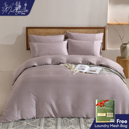 Jean Perry TENCEL™ with Bamboo Charcoal Blended Revin Fitted Bedsheet Set - 1200TC (Queen/ King) B2